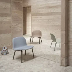 Visu loungefåtölj klädd stol Fiord 991-Oak