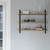 Wall Shelving vägghylla Ek-warm grey 92x115x17 5 cm WS.115.1
