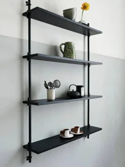 Wall Shelving vägghylla Ek-warm grey 92x65x17 5 cm WS.65.1