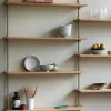 Wall Shelving vägghylla Rökt ek-warm grey 92x65x17 5 cm WS.65.1