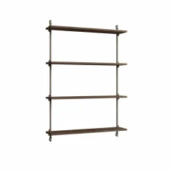 Wall Shelving vägghylla Rökt ek-warm grey 92x115x17 5 cm WS.115.1