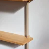 Wall Shelving vägghylla Rökt ek-warm grey 92x85x17 5 cm WS.85.1