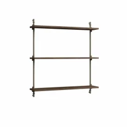 Wall Shelving vägghylla Rökt ek-warm grey 92x85x17 5 cm WS.85.1