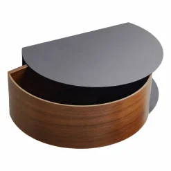 Wallie wall drawer hylla Valnöt