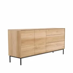 Whitebird sideboard Ek-Metall 2 dörrar 3 lådor