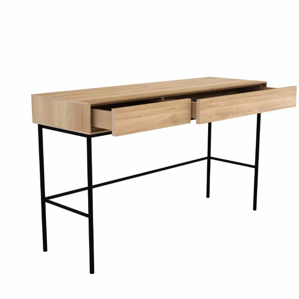 Whitebird skrivbord 77x127 cm Ek 2 dörrar