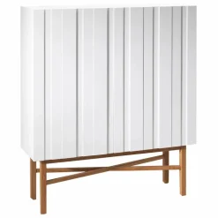 White Cabinet skåp ek