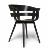 Wick Chair stol svart-svarta askben