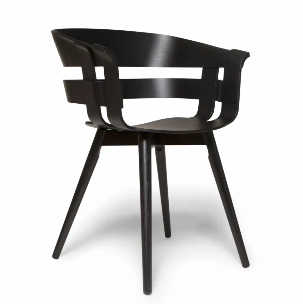 Wick Chair stol svart-svarta askben