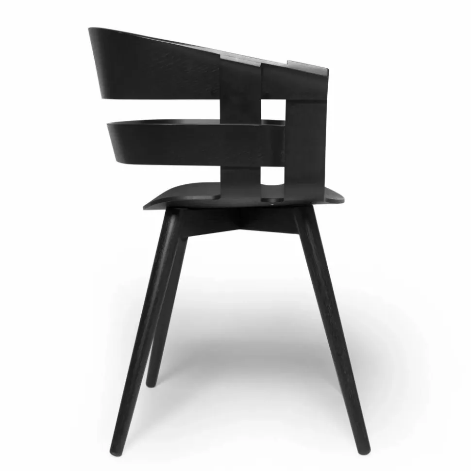 Wick Chair stol svart-svarta askben