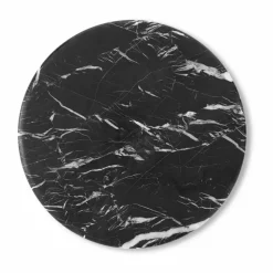Wire Stool VP11 toppskiva Ø38 cm Marmor Nero Marquina