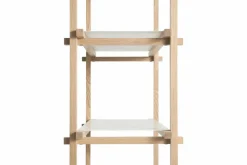 Woody Column hylla Oak-almond white high