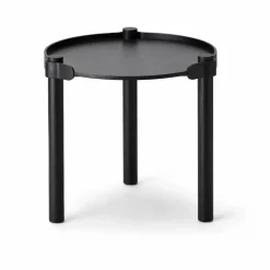 Woody bord Ø45 cm Black stained oak