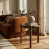 Woody bord Ø45 cm Mörkbetsad ek