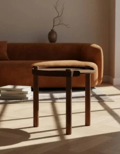 Woody bord Ø45 cm Mörkbetsad ek