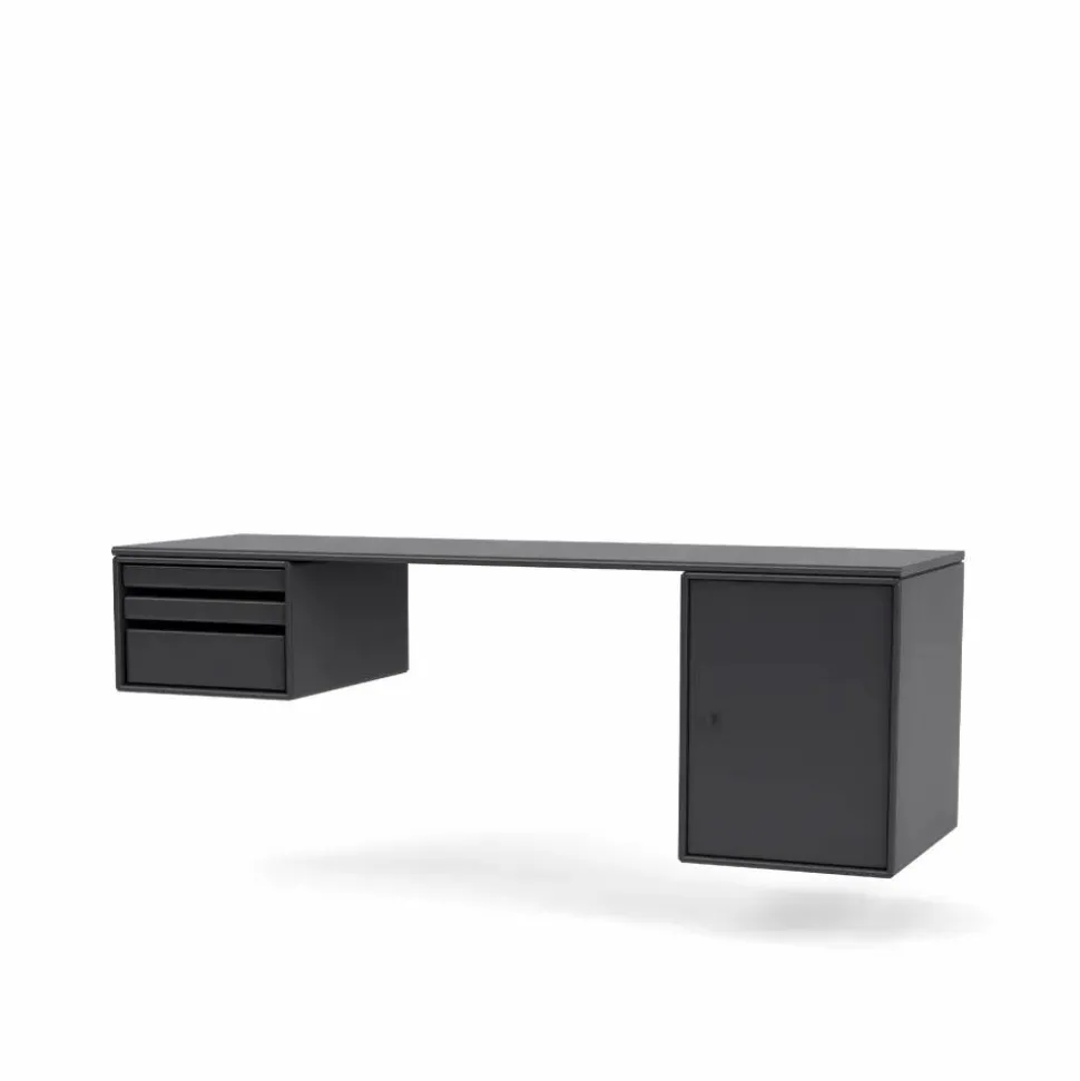 Workshop skrivbord anthracite 04