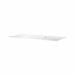 Works skrivbordsskiva vit laminat 160 cm