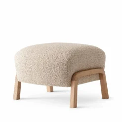 Wulff ATD3 fotpall tyg karakorum 003 beige oljade ekben