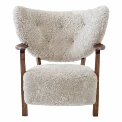 Wulff Lounge Chair ATD2 fåtölj Oljad valnöt-Moonlight