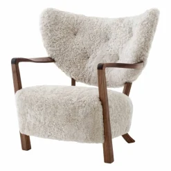 Wulff Lounge Chair ATD2 fåtölj Oljad valnöt-Moonlight