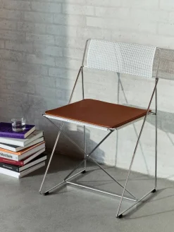 X-Line Indoor stolsdyna Cognac leather