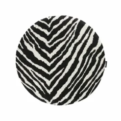 Zebra sittdyna Ø34 cm Svart-vit